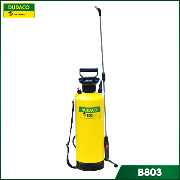 B803 – 8L Shoulder Sprayer with Brass or Plastic Nozzle (with 80 cm Spray Wand)